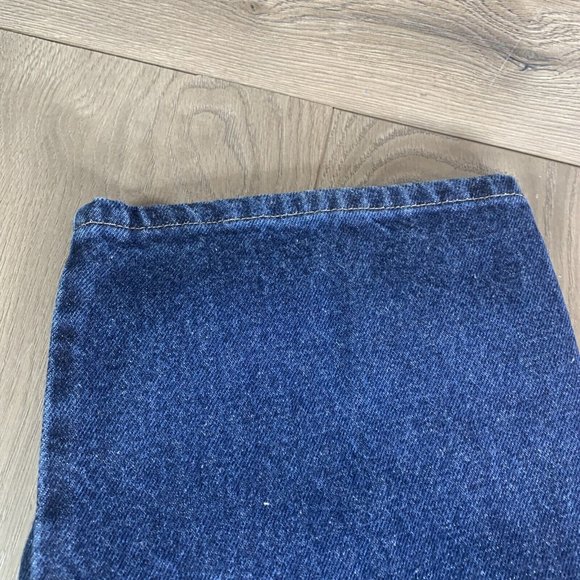 Wrangler Mens 40X32 Blue Denim Jeans 100% Cotton Regular Fit - Picture 3 of 9